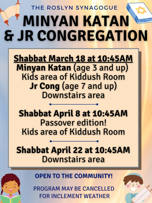 Banner Image for Junior Congregation